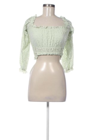Bluză de femei Gina Tricot, Mărime XS, Culoare Verde, Preț 31,49 Lei, #137275361