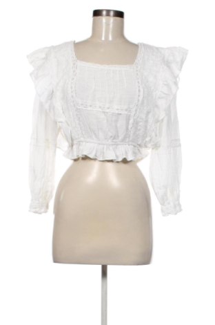 Bluză de femei Bershka, Mărime S, Culoare Alb, Preț 41,99 Lei, #137276833