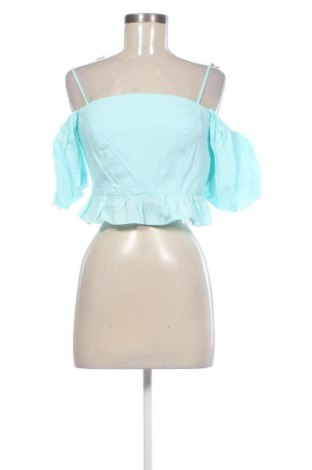 Bluză de femei Zara, Mărime M, Culoare Albastru, Preț 66,00 Lei, #137282718