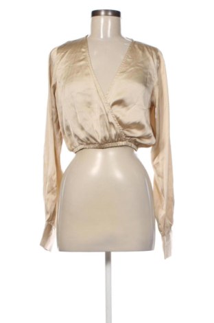 Bluză de femei NA-KD, Mărime XS, Culoare Bej, Preț 41,99 Lei, #137242462