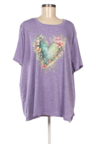 Damen Shirt Unbranded, Größe 5XL, Farbe Lila, Preis 14,00 €, #137262902