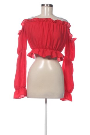 Bluză de femei SHEIN, Mărime M, Culoare Roșu, Preț 31,49 Lei, #137265363