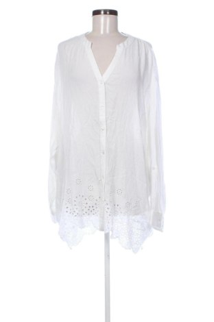Дамска риза Unbranded, Размер 4XL, Цвят Бял, Цена 20,00 €, #137223997