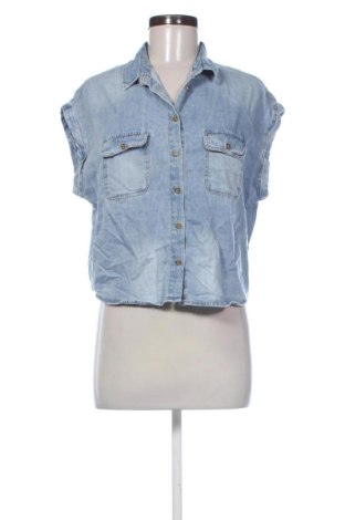 Dámská košile  Bershka, Velikost M, Barva Modrá, Cena  146,00 Kč, #137232210