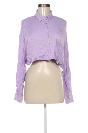 Дамска риза Bershka, Размер L, Цвят Лилав, Цена 7,00 €, #137249213