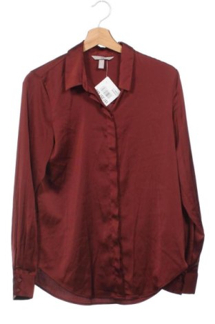 Dámska košeľa  H&M, Veľkosť XS, Farba Červená, Cena  7,00 €, #137257689