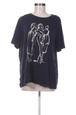 Damski T-shirt C&A, Rozmiar XXL, Kolor Niebieski, Cena 60,99 zł, #137181341