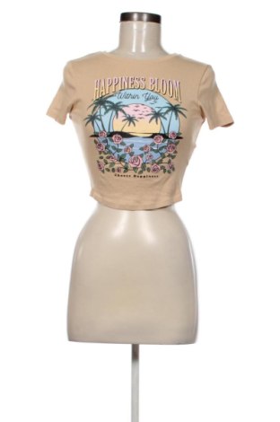 Damski T-shirt Fb Sister, Rozmiar XS, Kolor Beżowy, Cena 36,29 zł, #137245419