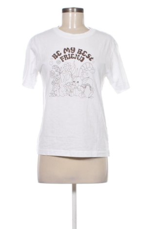 Γυναικείο t-shirt Monki, Μέγεθος S, Χρώμα Λευκό, Τιμή 6,00 €, #137264422