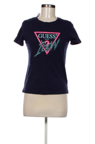 Damski T-shirt Guess, Rozmiar S, Kolor Niebieski, Cena 93,14 zł, #137269509