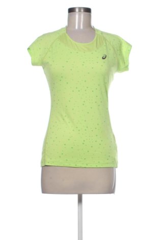 Damen T-Shirt ASICS, Größe S, Farbe Grün, Preis 14,63 €, #137274194