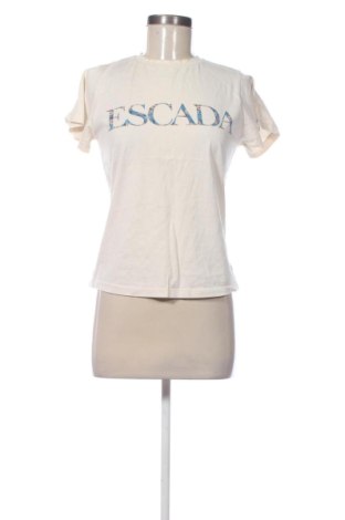 Γυναικείο t-shirt Escada Sport, Μέγεθος S, Χρώμα Εκρού, Τιμή 35,00 €, #137263457