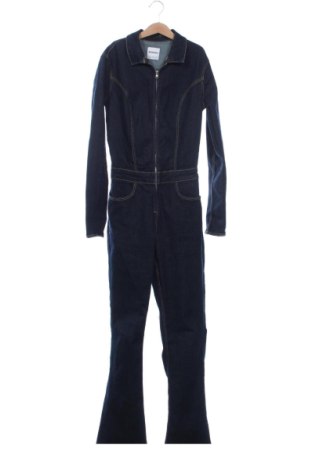 Дамски дълъг гащеризон Bershka, Размер XXS, Цвят Син, Цена 16,00 €, #137267465