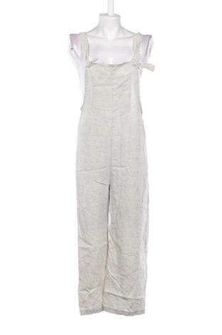 Salopetă lungă de damă Zara, Mărime L, Culoare Ecru, Preț 128,82 Lei, #137245379