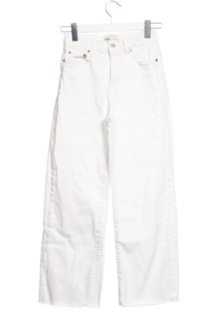 Дамски дънки Zara, Размер XXS, Цвят Бял, Цена 10,00 €, #137220633