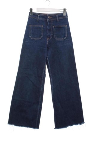 Blugi de femei Zara, Mărime XS, Culoare Albastru, Preț 73,49 Lei, #137221088