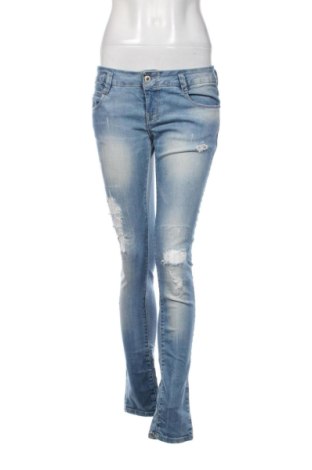 Blugi de femei Zara, Mărime M, Culoare Albastru, Preț 50,00 Lei, #137245310