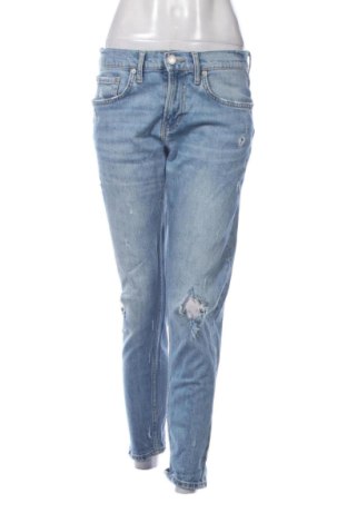 Blugi de femei Zara, Mărime M, Culoare Albastru, Preț 78,74 Lei, #137250449