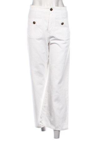 Дамски дънки Zara, Размер S, Цвят Бял, Цена 12,00 €, #137255371