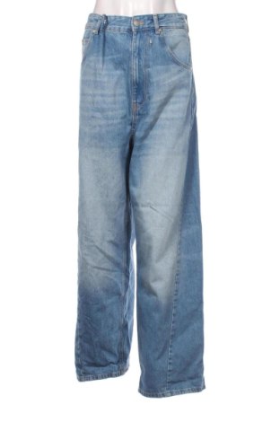 Blugi de femei Bershka, Mărime S, Culoare Albastru, Preț 99,73 Lei, #137261682