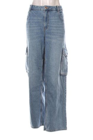 Blugi de femei Bershka, Mărime XXL, Culoare Albastru, Preț 145,29 Lei, #137263259