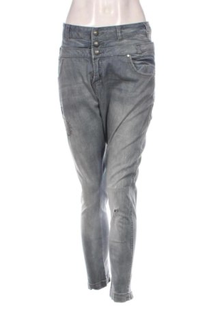 Blugi de femei Bershka, Mărime XL, Culoare Gri, Preț 91,00 Lei, #137265850