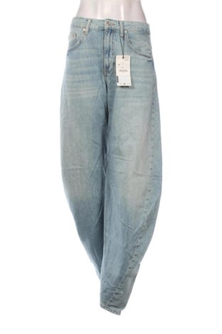 Дамски дънки Zara, Размер L, Цвят Син, Цена 37,34 €, #137247308