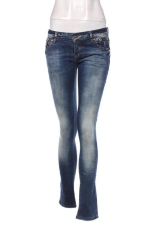 Blugi de femei Takeshy Kurosawa, Mărime M, Culoare Albastru, Preț 167,97 Lei, #137258179