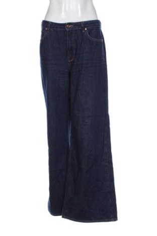 Blugi de femei Zara, Mărime L, Culoare Albastru, Preț 83,99 Lei, #137261081