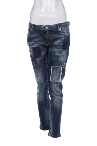 Blugi de femei Unbranded, Mărime L, Culoare Albastru, Preț 36,74 Lei, #137261683