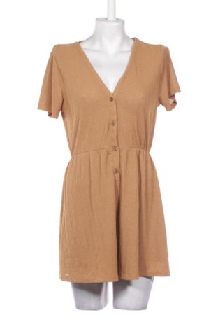 Damski krótki kombinezon Pull&Bear, Rozmiar M, Kolor Beżowy, Cena 38,10 zł, #137267523