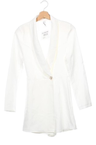 Salopetă scurtă de damă Amisu, Mărime XS, Culoare Alb, Preț 52,49 Lei, #137228232