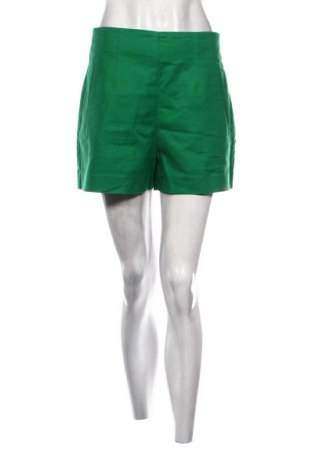 Pantaloni scurți de femei Zara, Mărime M, Culoare Verde, Preț 65,99 Lei, #137159178
