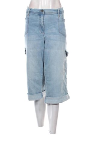 Pantaloni scurți de femei Bon Prix, Mărime 5XL, Culoare Albastru, Preț 66,00 Lei, #137229010