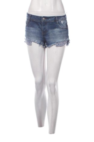 Pantaloni scurți de femei Zara, Mărime L, Culoare Albastru, Preț 64,91 Lei, #137262428