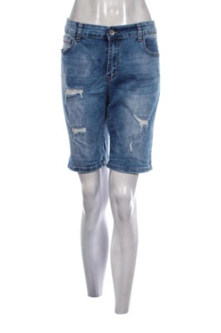 Pantaloni scurți de femei M.Sara, Mărime L, Culoare Albastru, Preț 52,49 Lei, #137262592