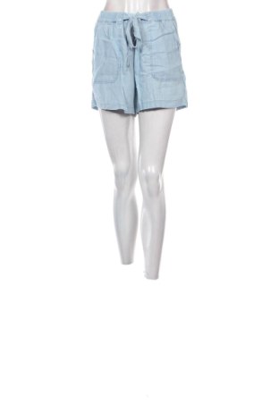 Pantaloni scurți de femei Stradivarius, Mărime L, Culoare Albastru, Preț 41,99 Lei, #137262717
