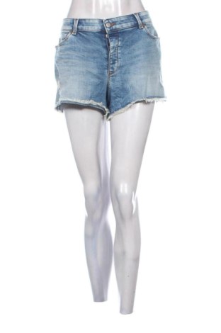 Pantaloni scurți de femei Emporio Armani, Mărime L, Culoare Albastru, Preț 215,21 Lei, #137272772