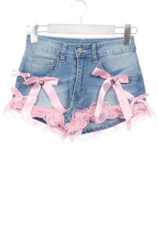Pantaloni scurți de femei Romwe, Mărime XS, Culoare Albastru, Preț 96,90 Lei, #137236872