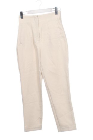 Pantaloni de femei Zara, Mărime XS, Culoare Ecru, Preț 83,99 Lei, #137239846