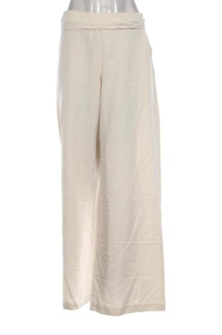 Damskie spodnie Zara, Rozmiar L, Kolor ecru, Cena 97,37 zł, #137253651
