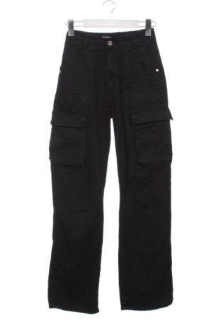 Pantaloni de femei Bershka, Mărime XXS, Culoare Negru, Preț 62,99 Lei, #137259284