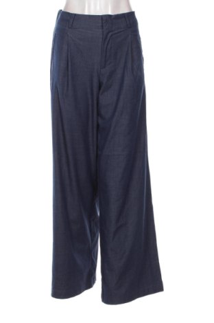 Pantaloni de femei Zara, Mărime L, Culoare Albastru, Preț 83,99 Lei, #137261728