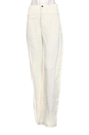 Damskie spodnie Zara, Rozmiar S, Kolor ecru, Cena 143,94 zł, #137266772