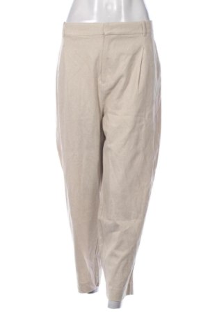 Pantaloni de femei Zara, Mărime XL, Culoare Bej, Preț 94,48 Lei, #137271421