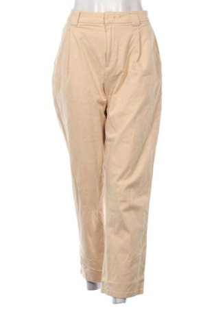 Pantaloni de femei Pull&Bear, Mărime L, Culoare Bej, Preț 53,00 Lei, #137013371