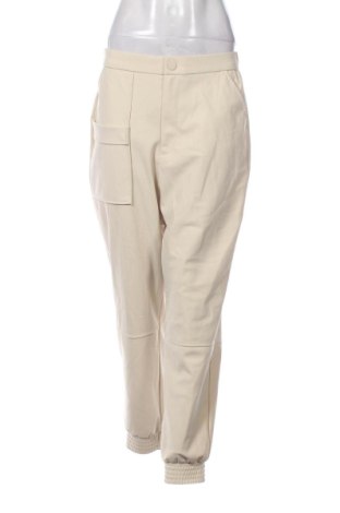 Pantaloni de femei Zara, Mărime L, Culoare Ecru, Preț 77,68 Lei, #137256933
