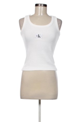 Damska koszulka na ramiączkach Calvin Klein Jeans, Rozmiar M, Kolor Biały, Cena 67,74 zł, #137269528