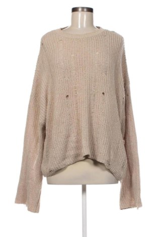Pulover de femei Pull&Bear, Mărime L, Culoare Bej, Preț 49,00 Lei, #137253447