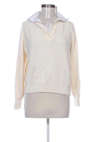 Pulover de femei FullaModa, Mărime S, Culoare Ecru, Preț 68,24 Lei, #137263505